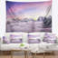 Tapisserie dablam ama en polyester clouds avec accessoires suspendus inclus-28490280