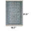 Tapis bleu azur