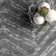 Tapis gris foncé / blanc Ragnar