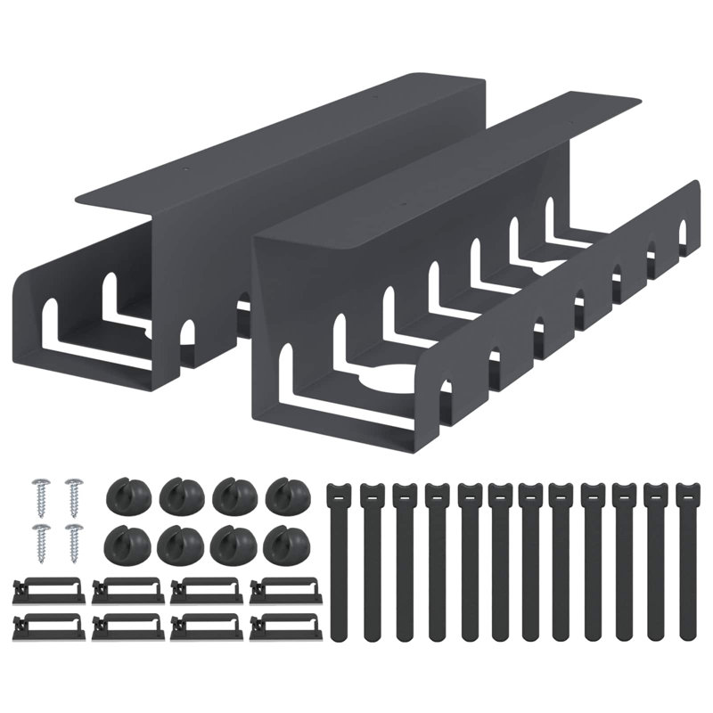 VidaXL Cable Organiser, Anthracite