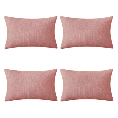Faux Linen Pillow Covers( Set of 2)