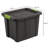 Sterilite Latching Tuff1 Stackable Storage Tote Bin w/ Latch Lid-104713205-104713204