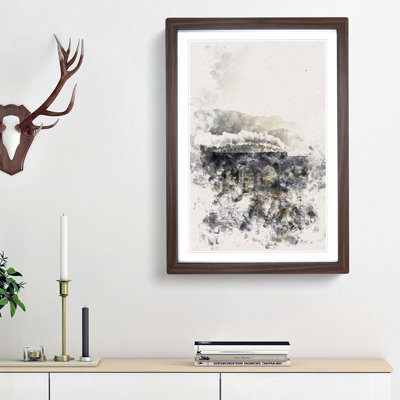 Steam Train over Glenfinnan Viaduct - Picture Frame Painting Print