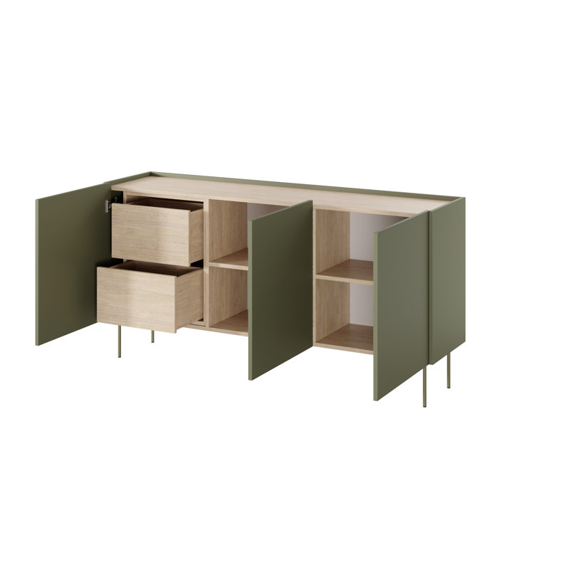 Carlitha 170cm Sideboard, Olive
