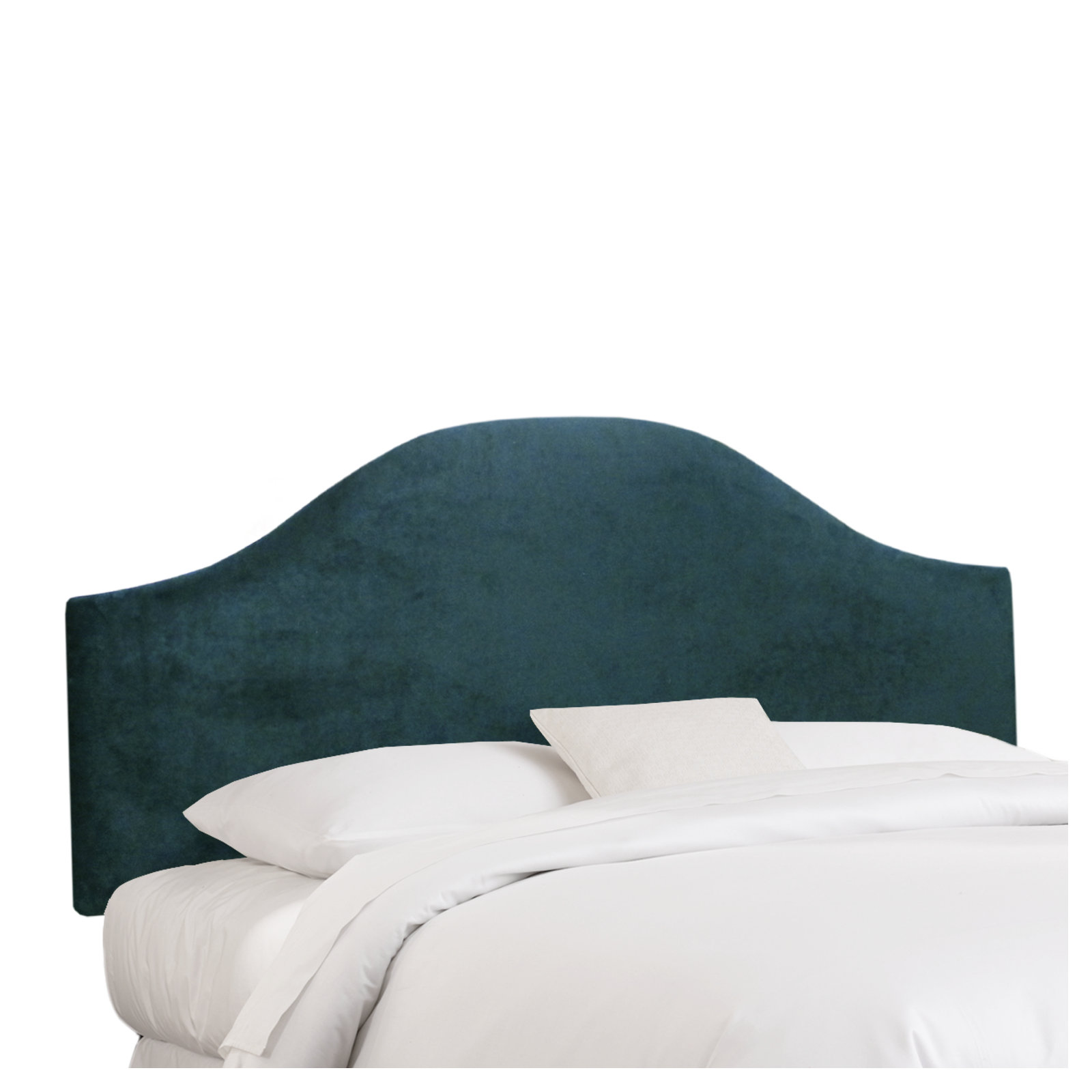 Hermosa Upholstered Panel Headboard, Twin, White Performance Twill