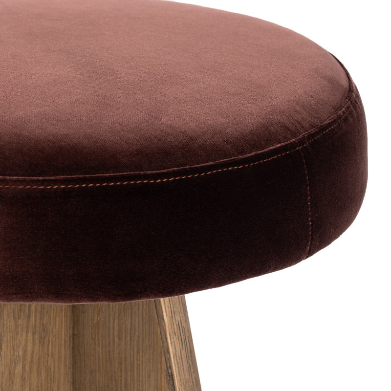 Damon Swivel Stool-Sapphire Khaki-Counter, Brown, Bar Stool (31" Seat Height), Surrey Plum
