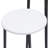 27''H Barstool Set of 3 Wooden Round Bar Stools with Footrest Modern Kitchen Chairs for Counter-22271576