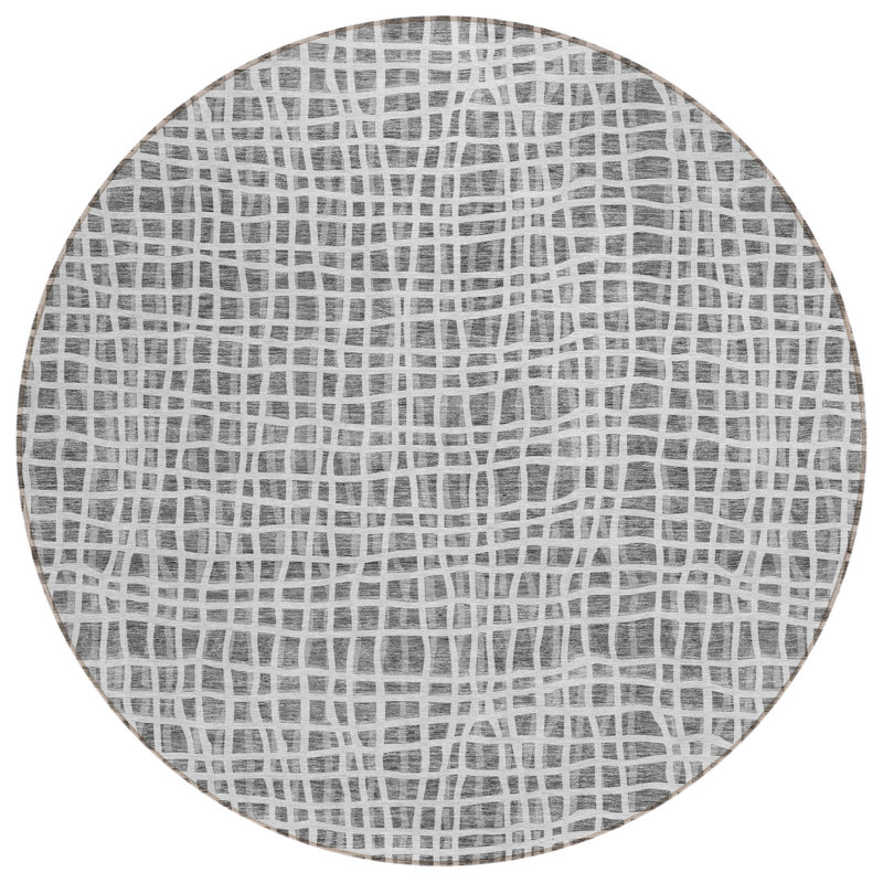 Tapis gris anthracite 8 po