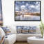 «London Skyline and River Thames», reproduction d'impression sur toile tendue-26683061