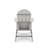 Dark Gray Adirondack Chair – Premium HDPE Poly Lumber for Pool, Patio, and Garden Elegance