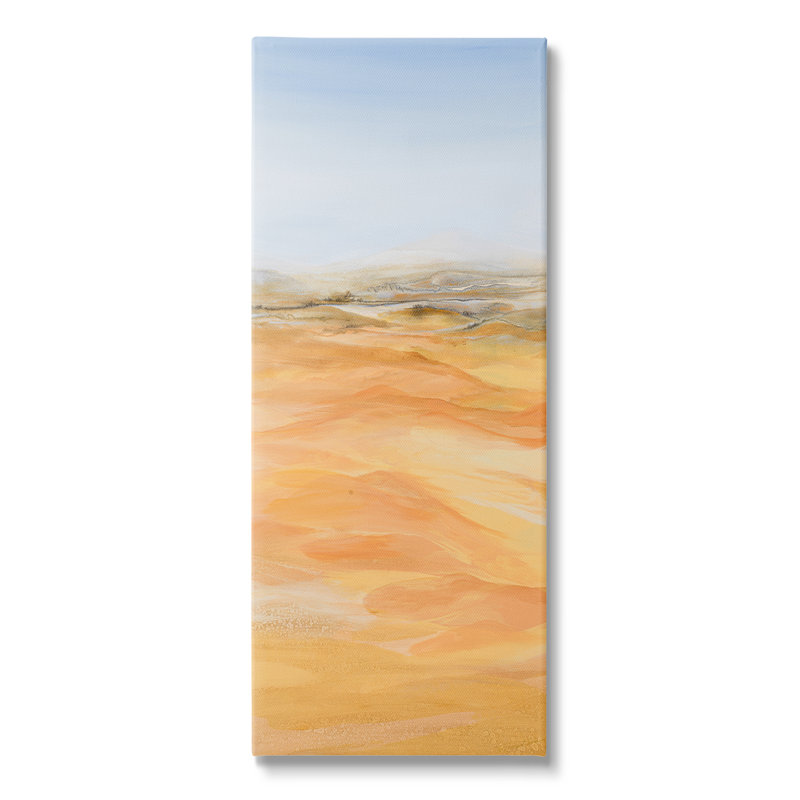 "Stupell Industries", art abstrait sur toile, paysage désertique par Ruth Fromstein, H 30 po x l 13 po x P 1,5 po