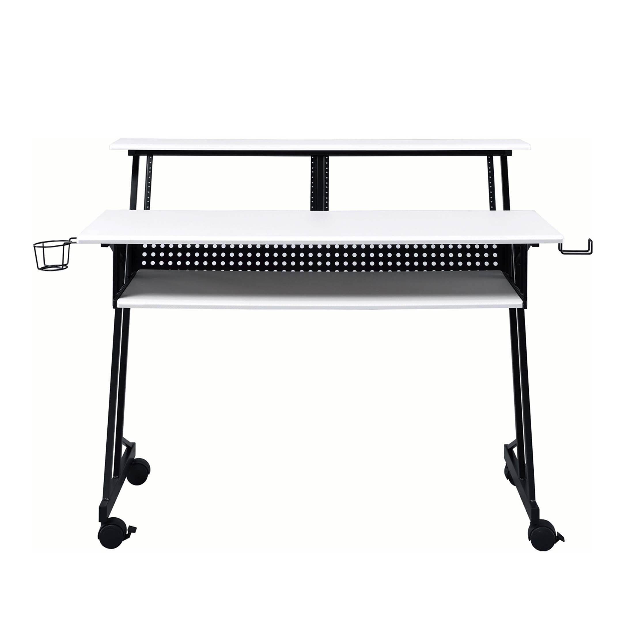 Latitude Run® Music Recording Studio Desk With Keyboard Tray | Wayfair