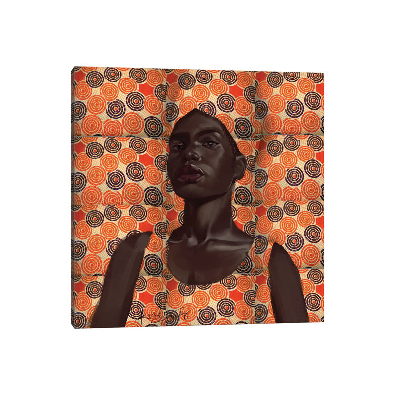 « Cire Series II » par Adekunle Adeleke, reproduction d’art, Toile tendue, Pas de tapis, H 26 po x l 26 po x P 1,5 po