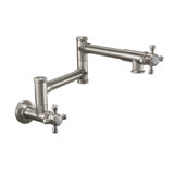 Davoli Pot Filler - Dual Handle Wall Mount - Traditional