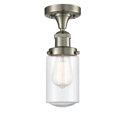 Saroyan Glass Semi Flush Mount