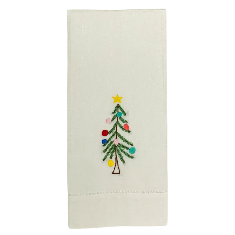 Torchons rustiques pour arbre de Noël, Graine de lin