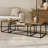 Rosey Mango 3-piece Coffee Table Set