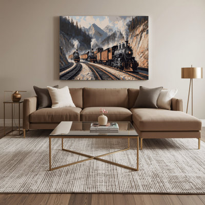 Art sur toile gris