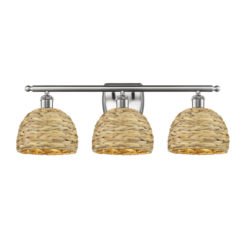 Bacarri 3 - Light Dimmable Vanity Light, Satin Nickel