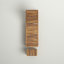 Chaise longue inclinable avec table Hubert
