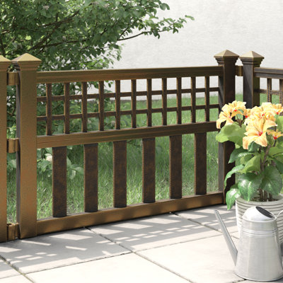 Sealcove 51.49cm H x 240.03cm W Bronze Plastic Lawn Edging
