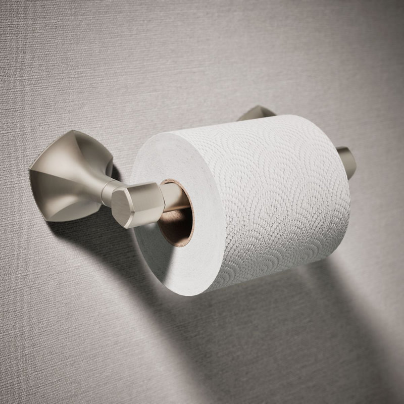 Porte-papier hygiénique pivotant Occasion, Nickel brossé