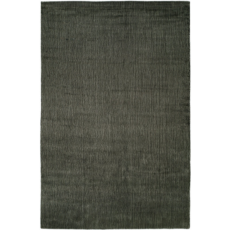 Area Rug in Dark Gray, Runner 2'6" x 10'
