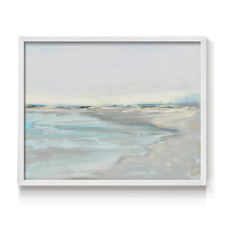 Inlet at Dusk -Framed Print - Restickable