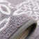 Custom Size Runner Rug Berber Style Chain Bordered Grey Low Pile Slip Resistant Runner Rugs by Feet