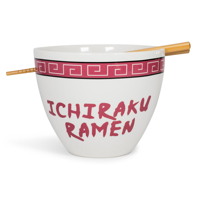 16 Oz. Naruto Japanese Ramen Bowl Set