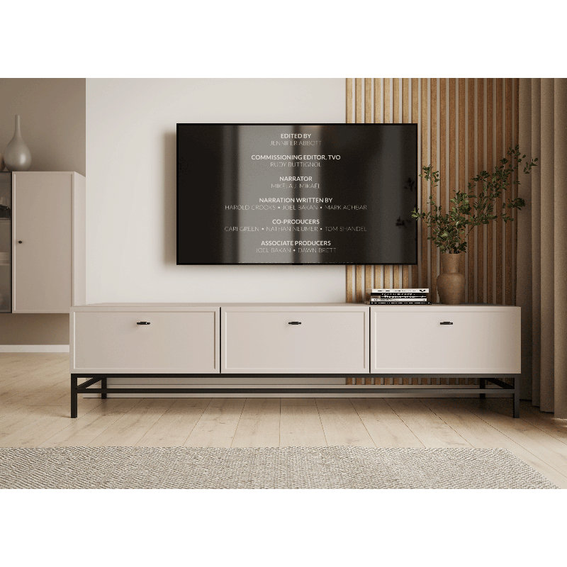 Bagga Unfinished TV Stand for TVs up to 77"
