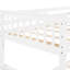 Lit superposé blanc Twintwin avec rangement et échelles