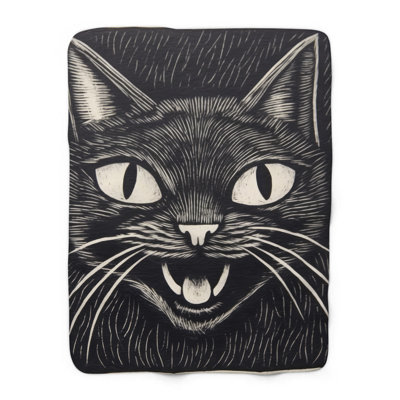 Couverture Vigoureuse Feline Gaze