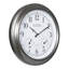 18" Atomic Outdoor Analog Clock with Thermometer & Hygrometer