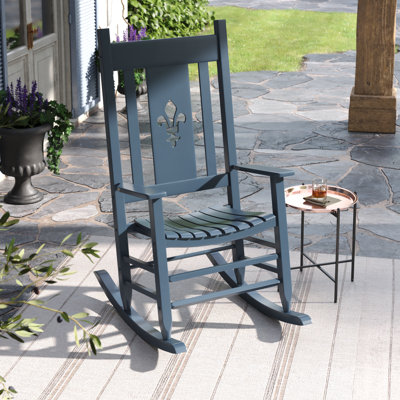 Outdoor Angelina Rocking Solid Wood Chair