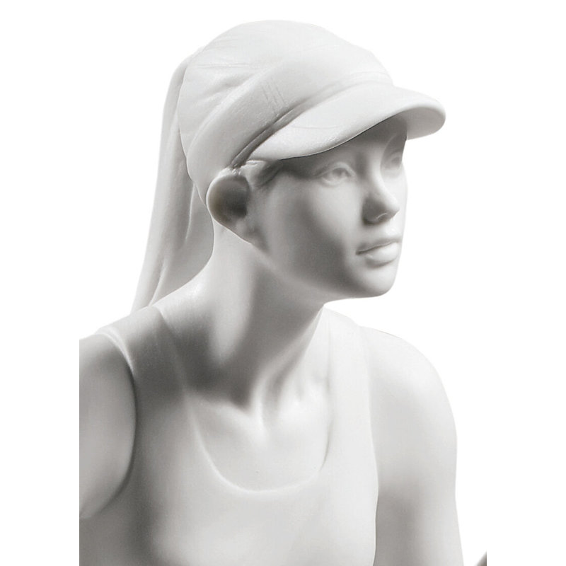 Lady Tennis Player Figurine