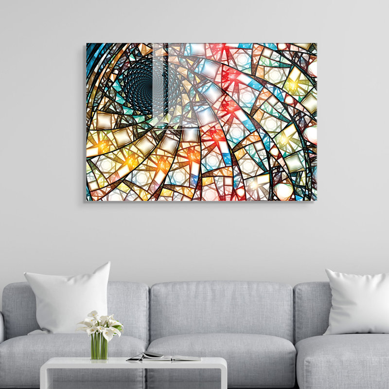 Peinture décorative en verre trempé, H 19,7 po x l 27,6 po