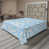 Bleu ciel profond, blanc / floral est en rupture de stock
