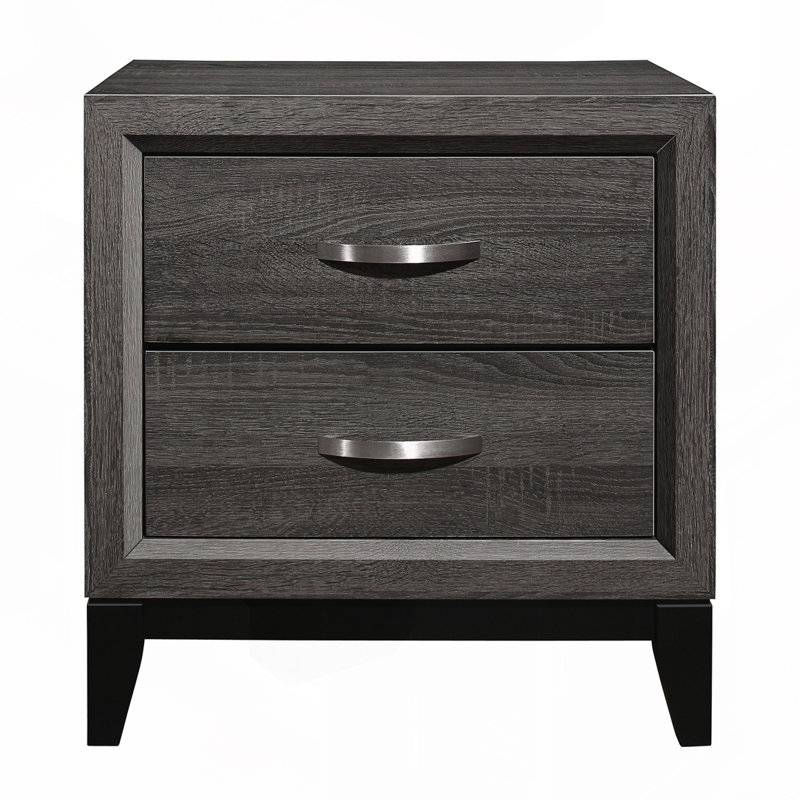 Table de chevet 1pc au style contemporain