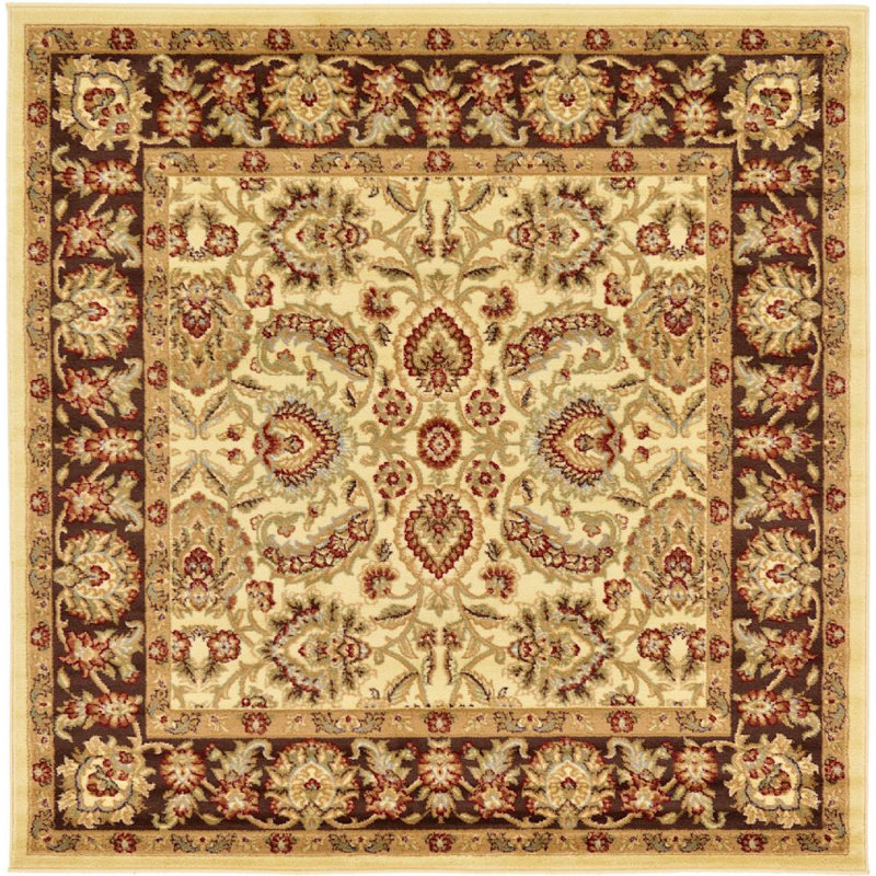 Odyssey Oriental Indoor Rug, Square 6'
