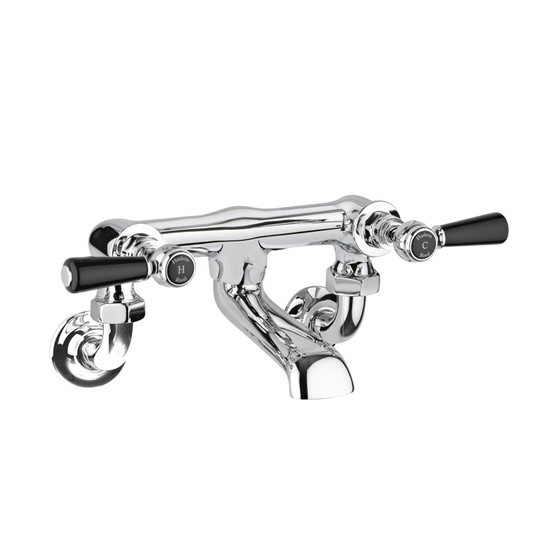 Topaz 2 Handle Wall Bath Shower Mixer Bath Filler