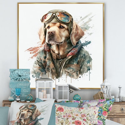 " Aviator Dog WIth Sunglasses "
