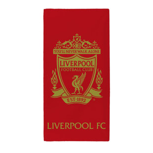 Liverpool Football Club LFC Red & Gold Towel 70x140cm