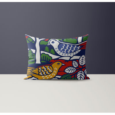 Amyro Microsuede Lumbar Throw Pillow
