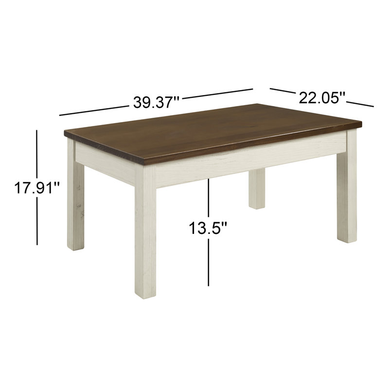 Table basse à 4 pieds