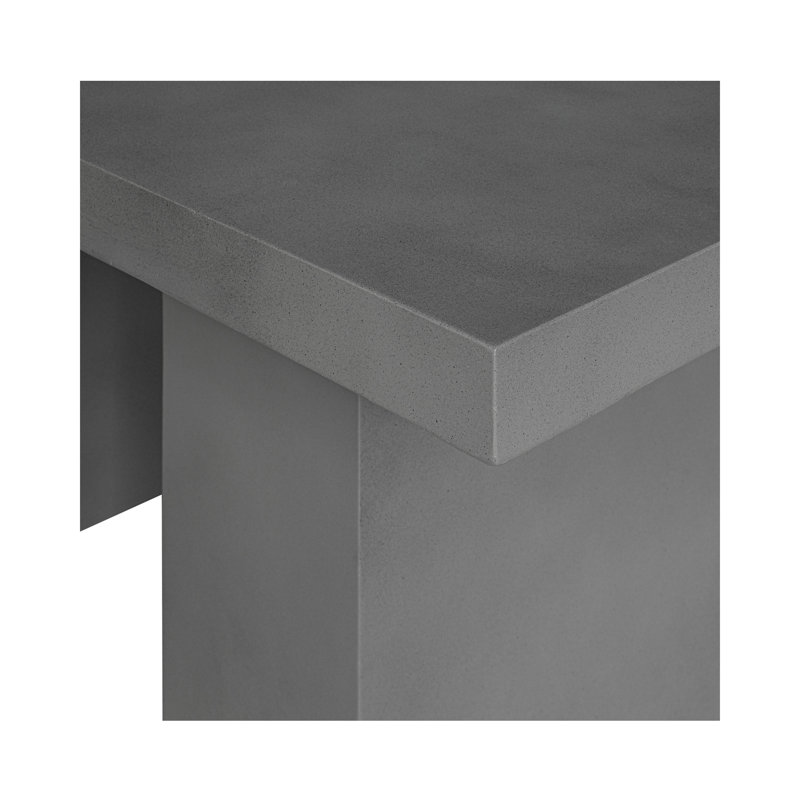 Gulf Rectangular Concrete Outdoor Dining Table