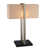 Satin Nickel Base/Natural Shade selected