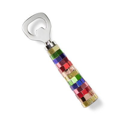 Disco Bottle Opener Multicolor Glass Christmas