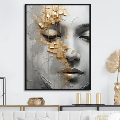 Woman Meditation Mind III - Woman Canvas Art Print