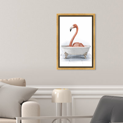" Bathtub Flamingo "